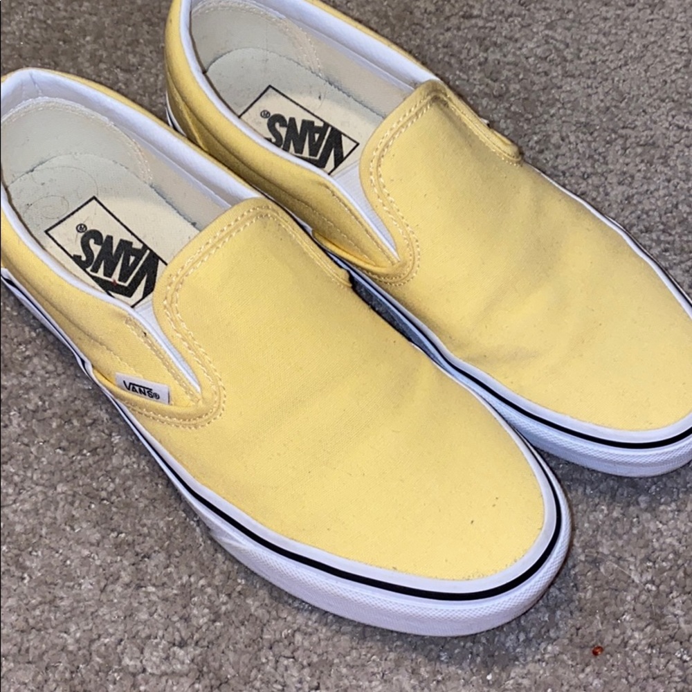 Slip on Yellow Vans
